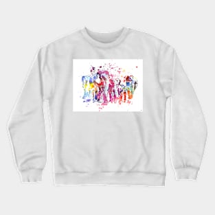 Elephants Splash Crewneck Sweatshirt